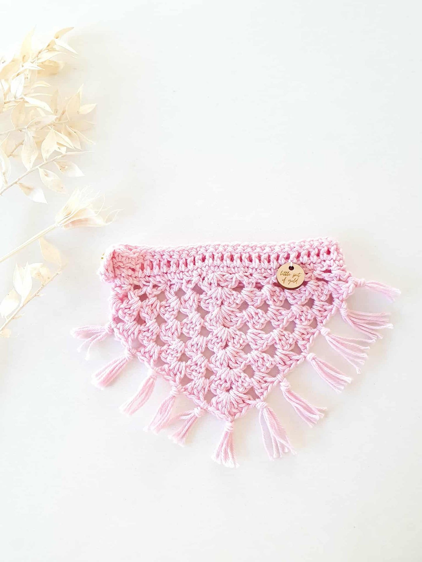 Extra Small Crochet Bandana