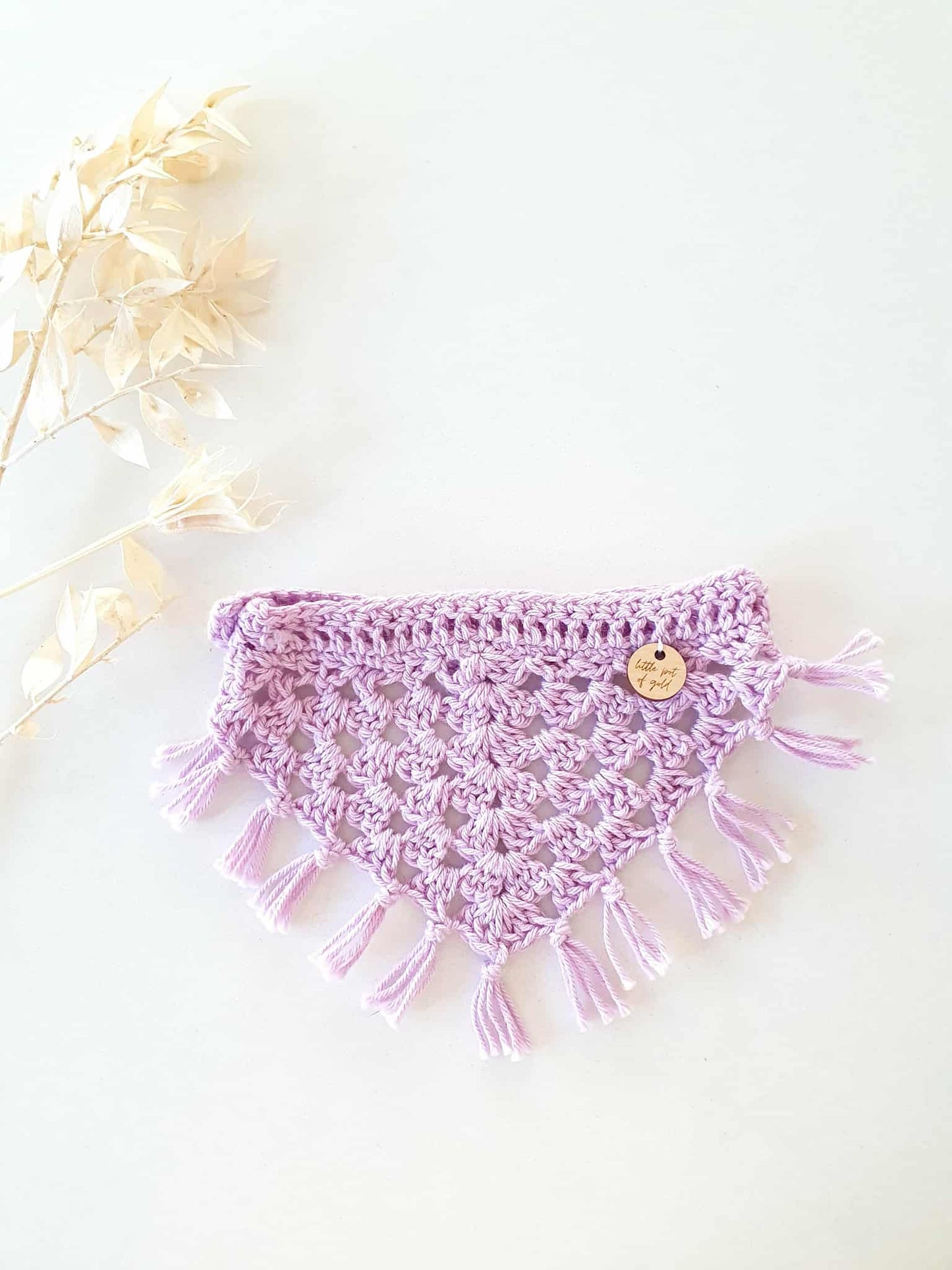 Extra Small Crochet Bandana