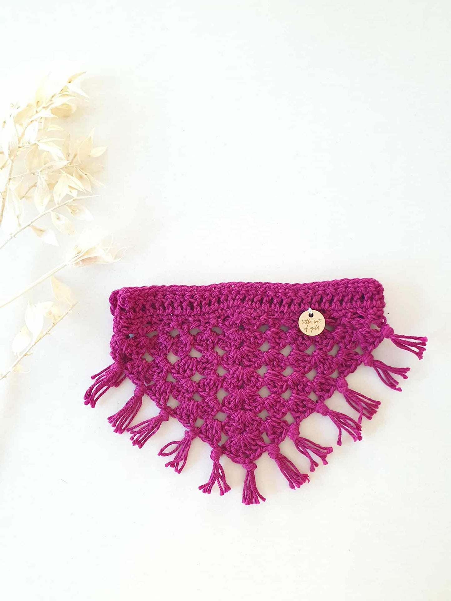 Extra Small Crochet Bandana