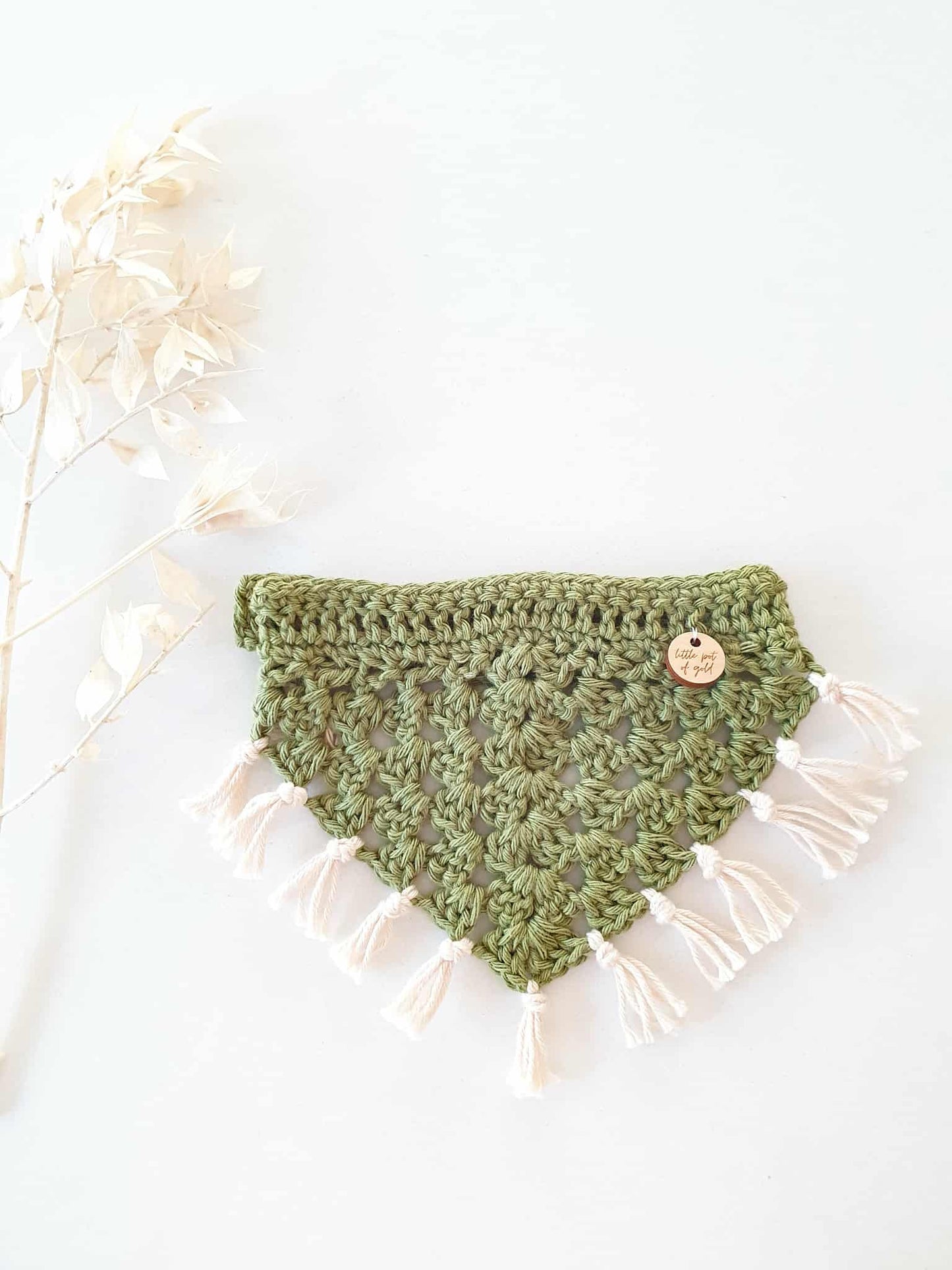 Extra Small Crochet Bandana