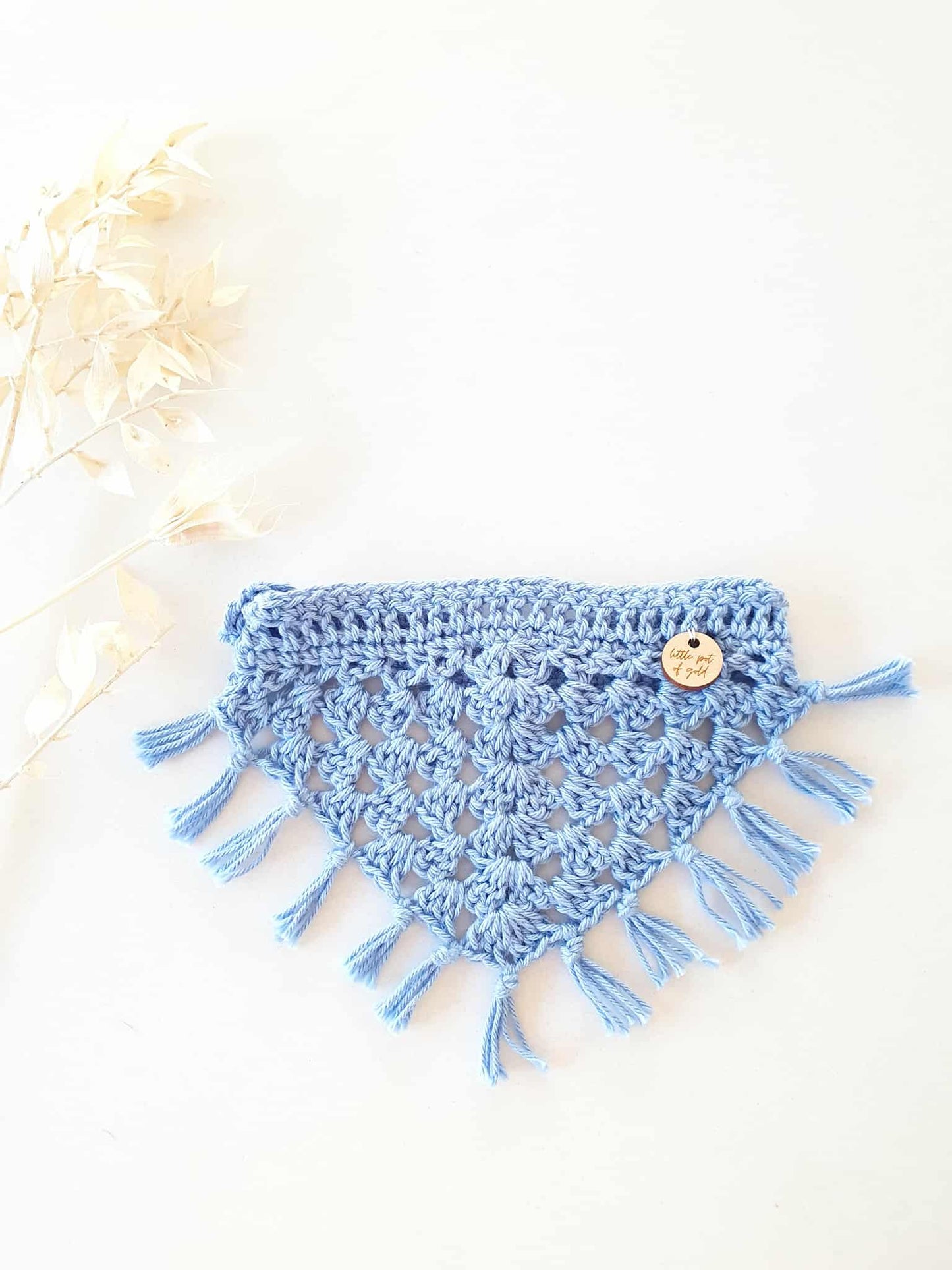 Extra Small Crochet Bandana