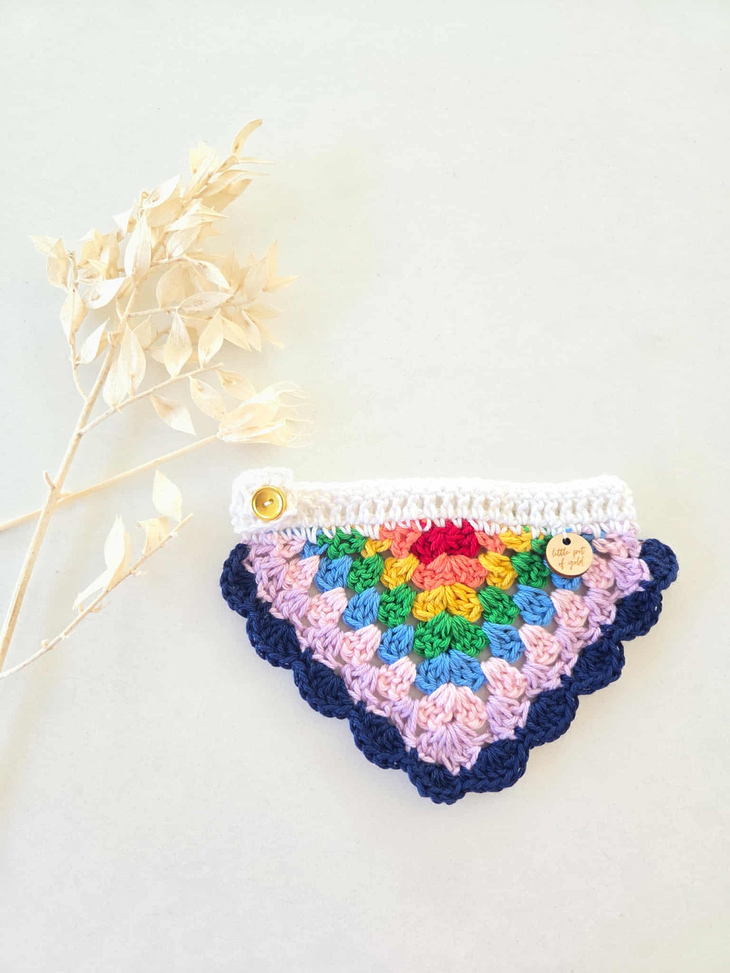 Extra Small Crochet Bandana