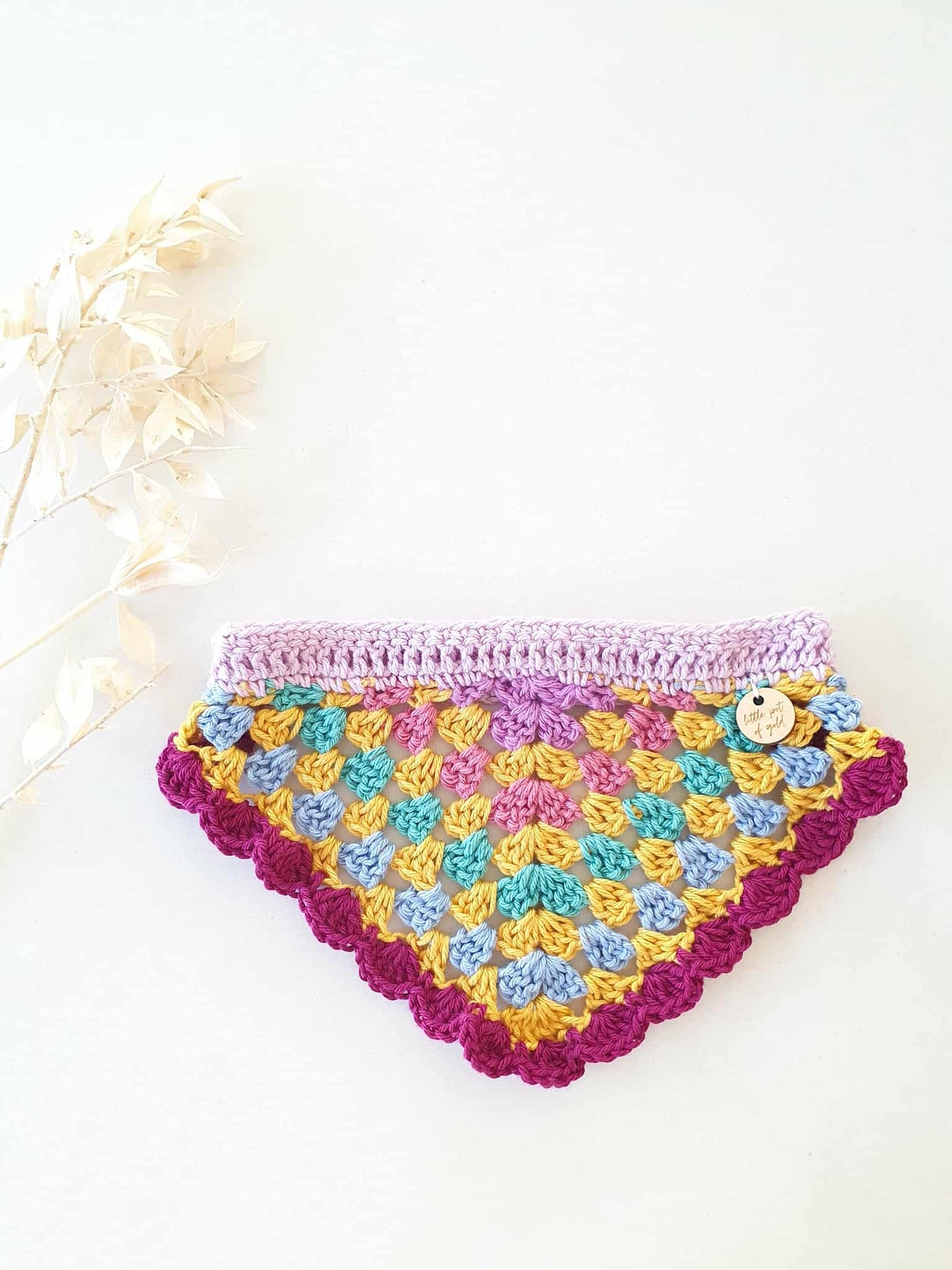 Small Crochet Bandanas