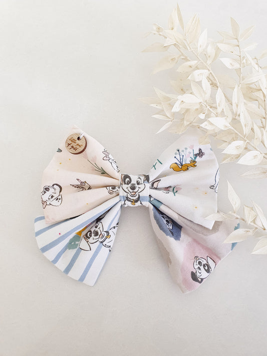 Dalmatians Medium Sailor Bow #1