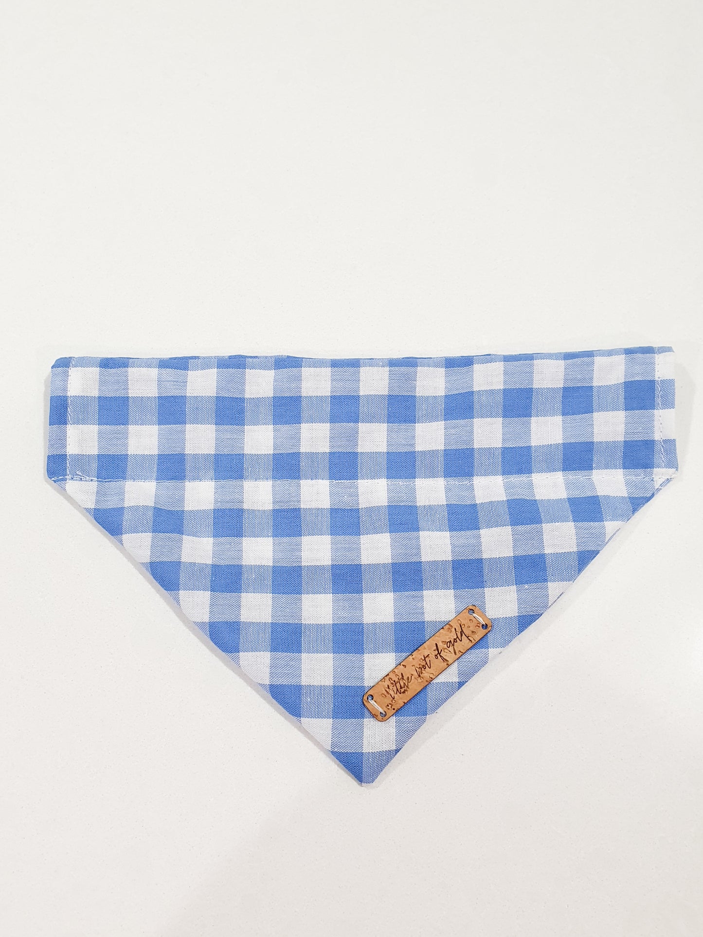 Blue Gingham Bandana