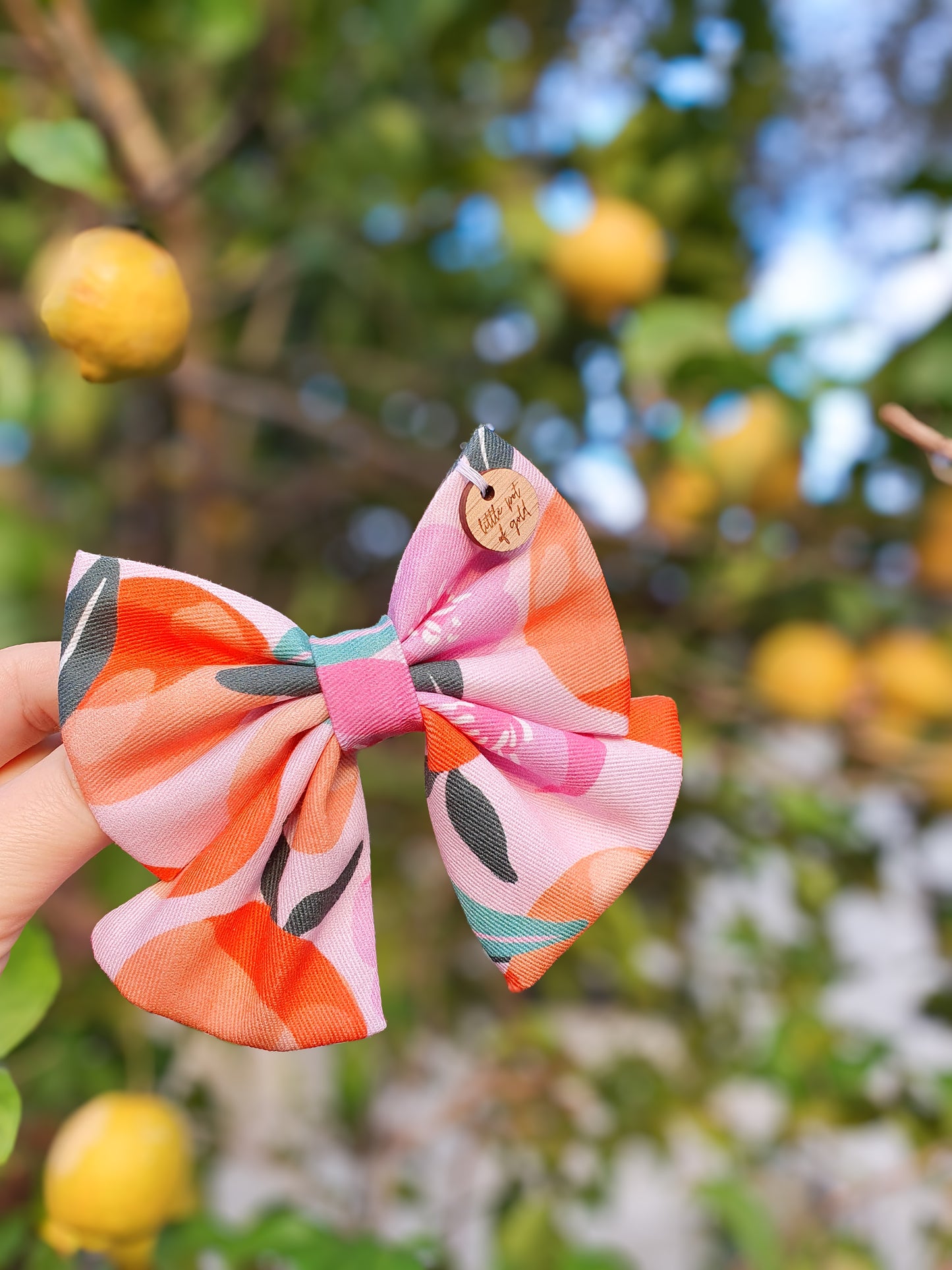 Orange Blossom Bow