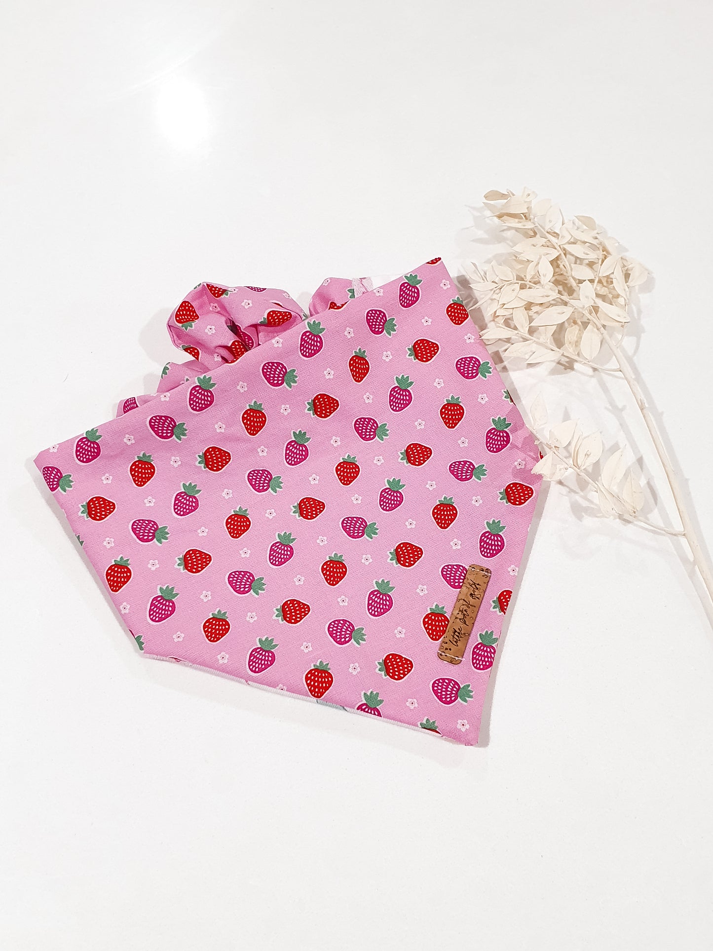 City of Love/Strawberry Patch Reversible Bandana