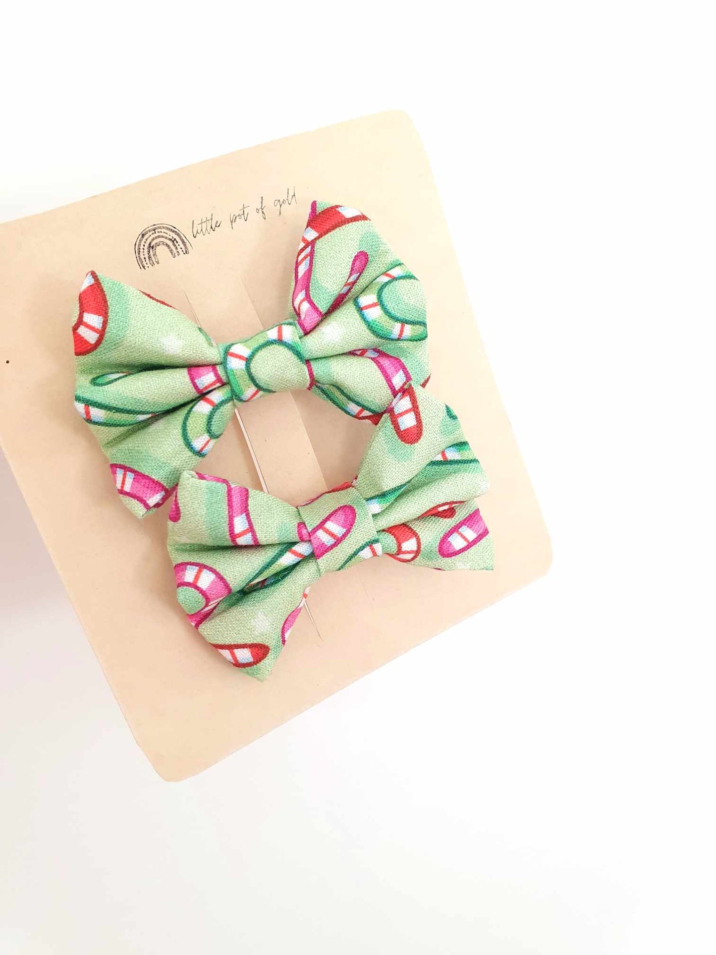 Candy Cane Lane Hair Bows