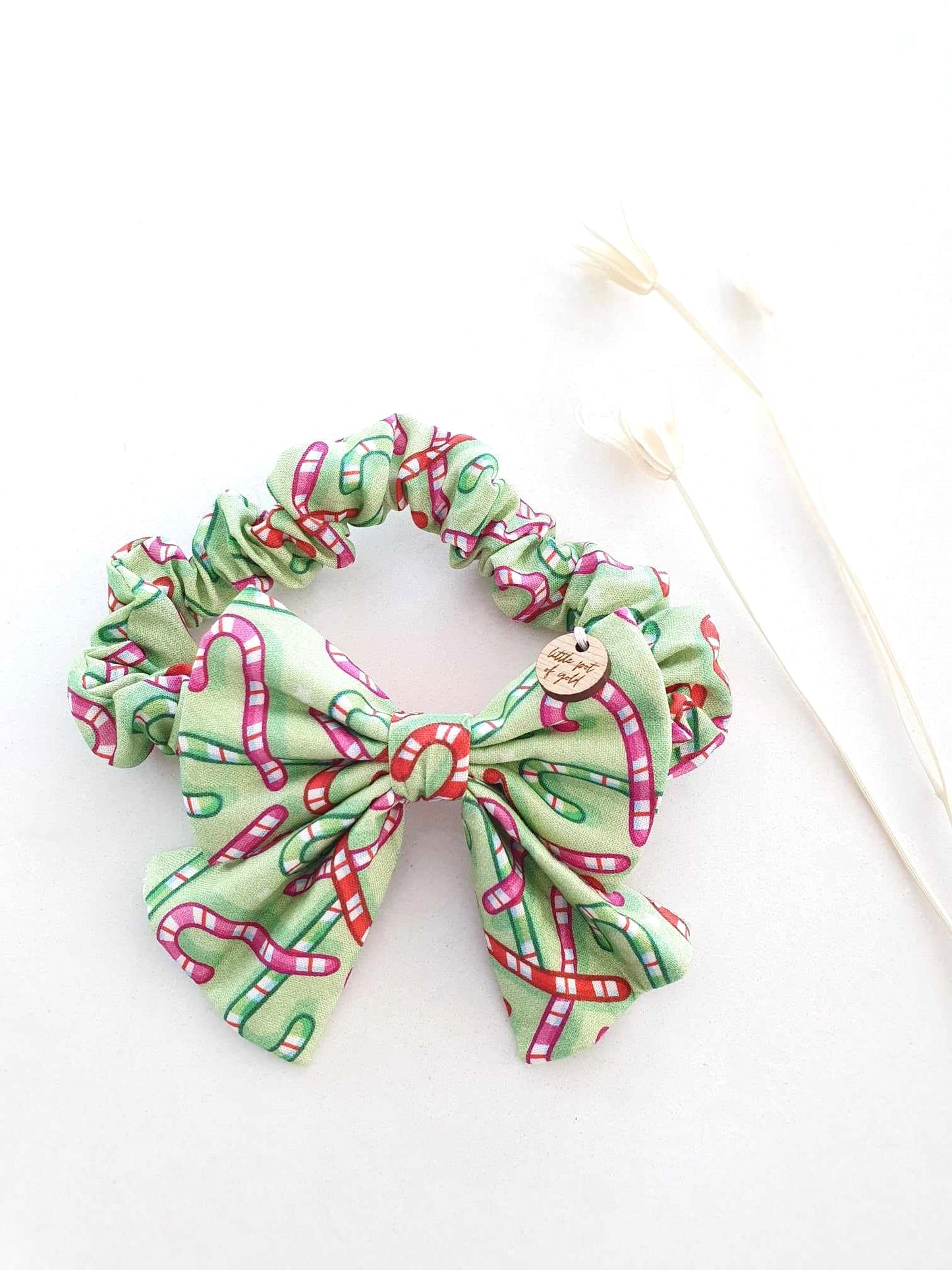 Candy Cane Lane Bow