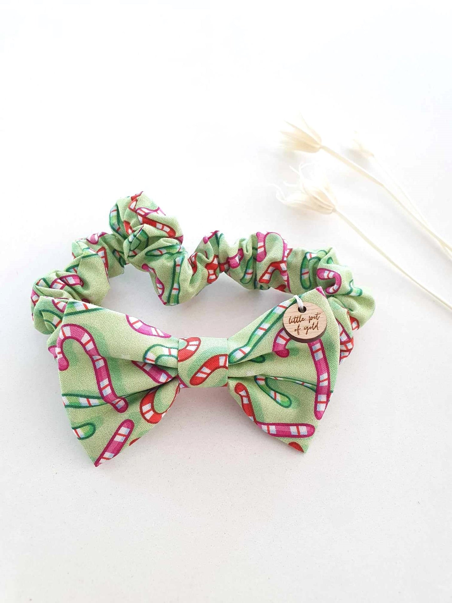 Candy Cane Lane Bow