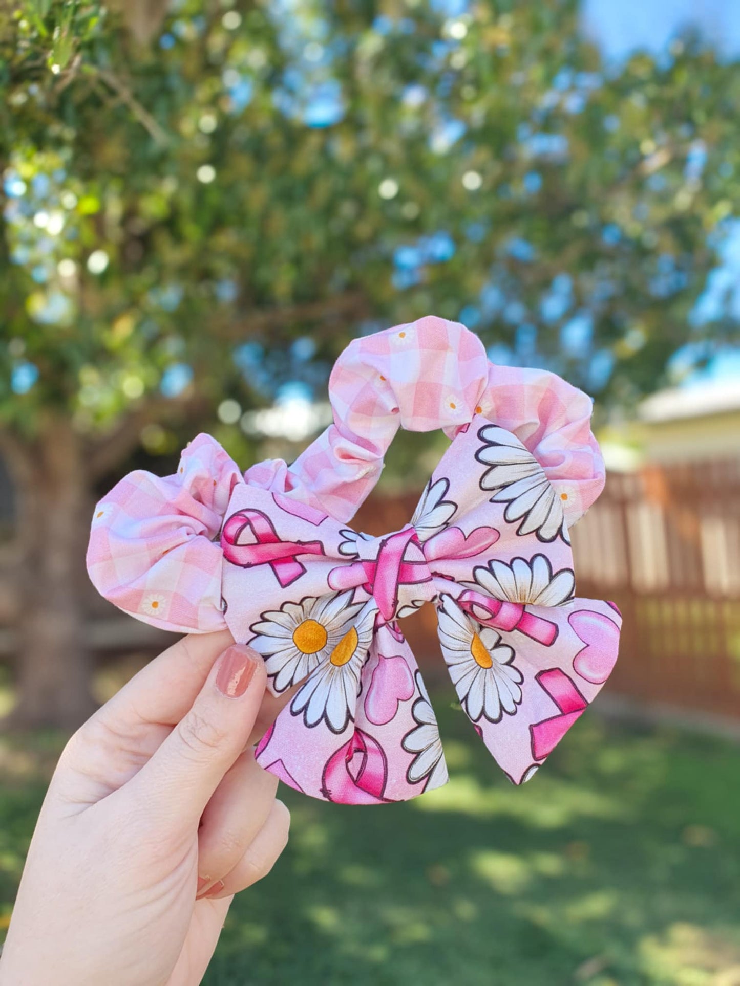 Pink Ribbon Awareness Bow