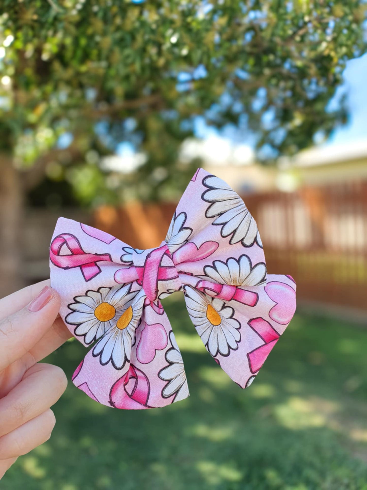 Pink Ribbon Awareness Bow