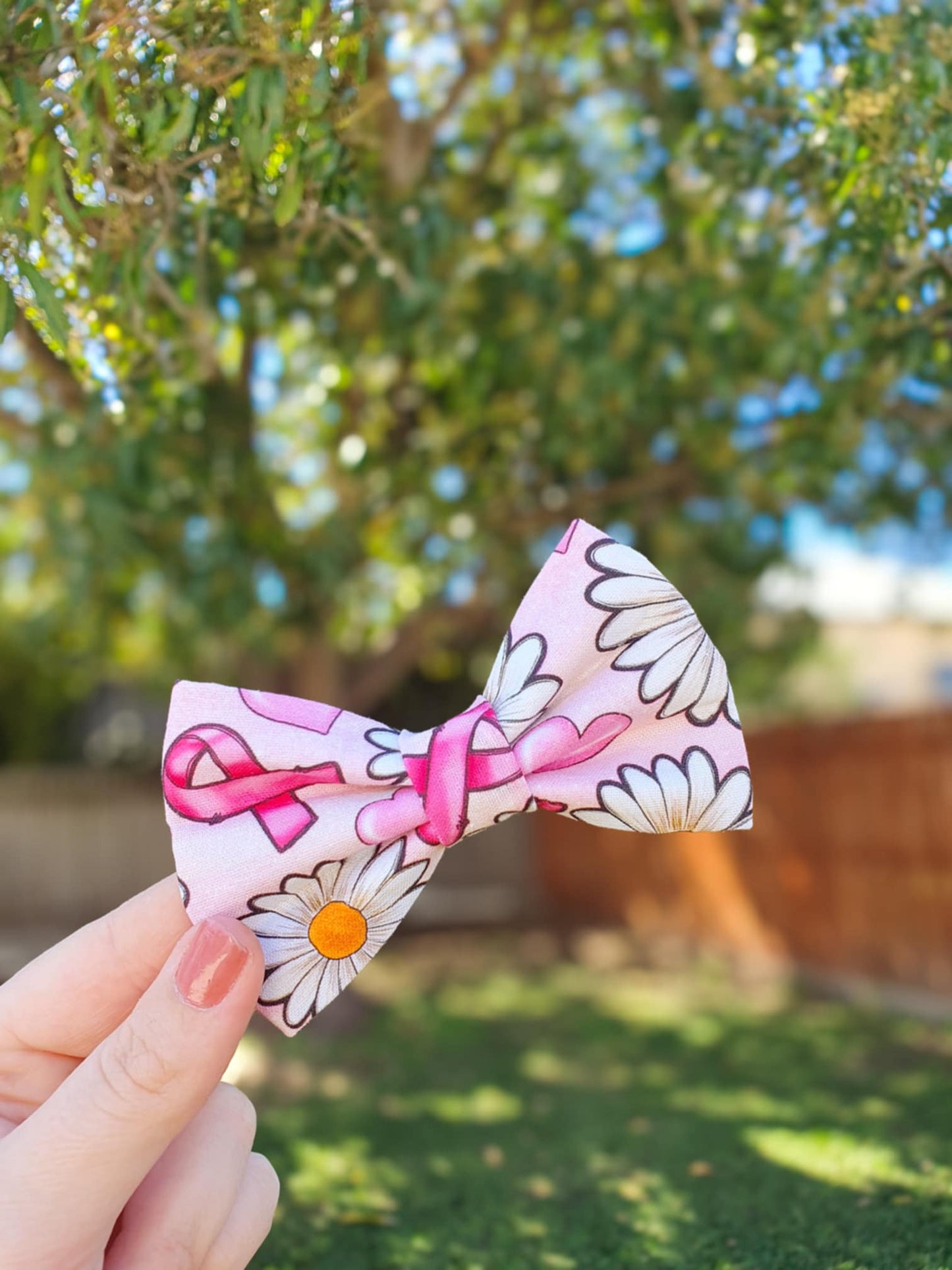 Pink Ribbon Awareness Bow