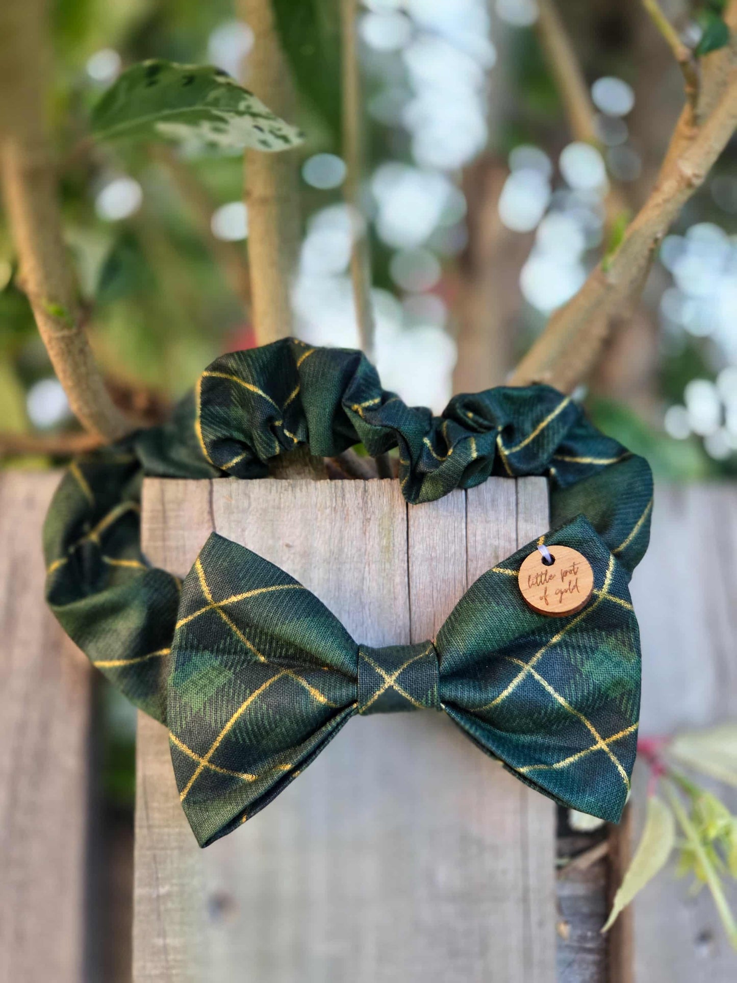 Plaid and Merry Bow