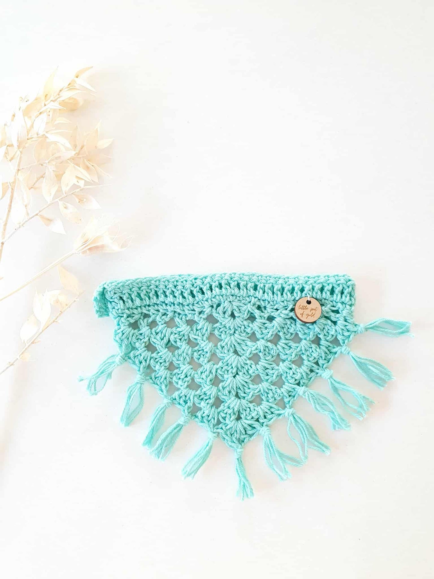 Extra Small Crochet Bandana