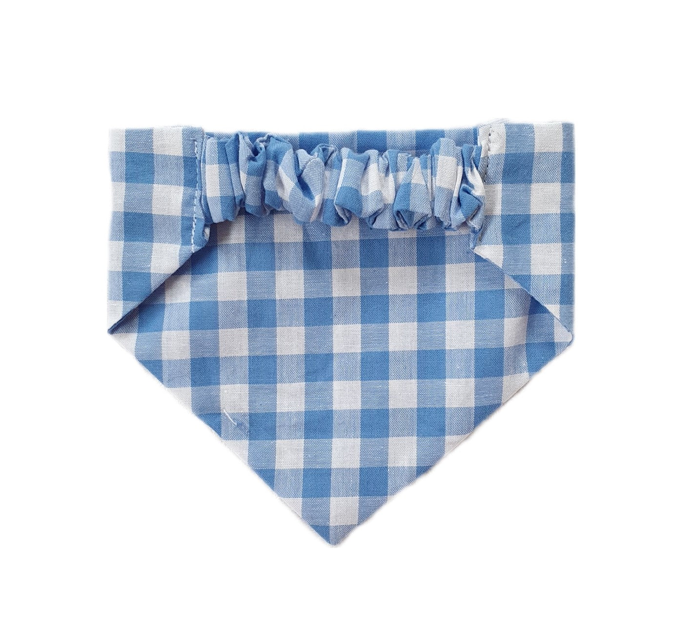 Blue Gingham Bandana