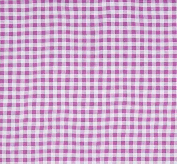 Purple Gingham Bandana